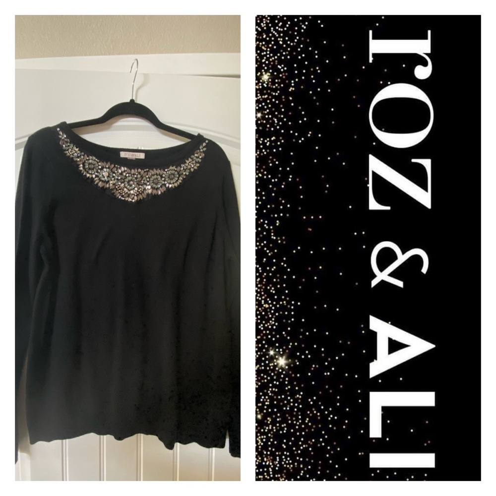 Roz & Ali Embellished Sweater